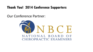 Did You Know? - Federation of Chiropractic Licensing Boards