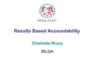 “results based accountability” and how could it