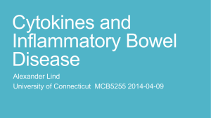 Cytokines and IBD - University of Connecticut
