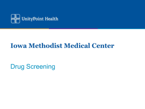 IMMC Drug Screening