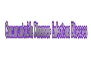 PowerPoint for Communicable Diseases