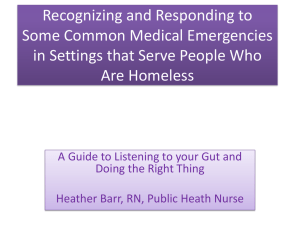 Recognizing and Responding to Medical Emergencies in Settings