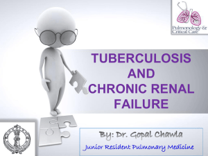 tuberculosis and chronic renal failure