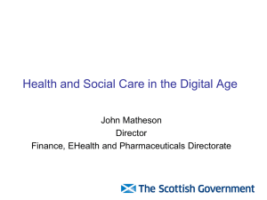 John Matheson, Director of Finance, eHealth and Pharmaceuticals