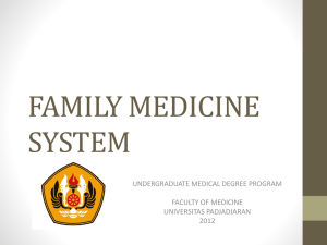 Family Medicine approach