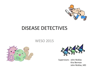 Disease Detectives Study Guide pptx
