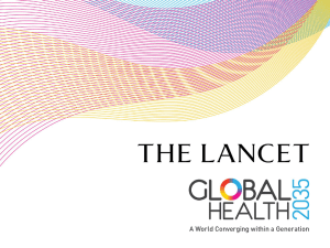 four major themes - Global Health 2035