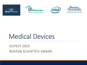 Boston Scientific Medical Devices Award