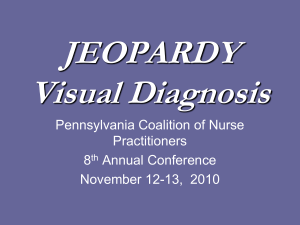 Visual Diagnosis in the Pediatric Patient
