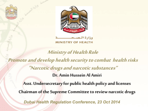 Ministry Of Health Role In Promoting Health Security 1