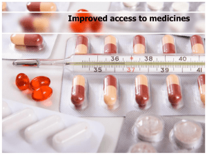 Access to medicines