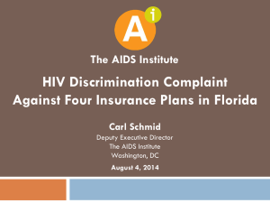 August 4, 2014 The AIDS Institute