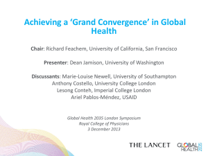 second presentation - Global Health 2035
