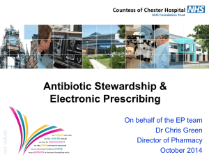 Antibiotic Stewardship and ePrescribing