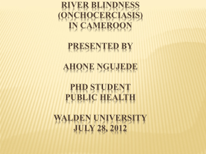 river blindness in Cameroon