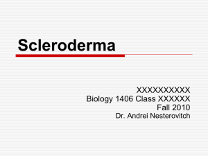 Scleroderma - HCC Learning Web