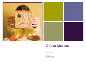 Celiac Disease Presentation - Clinical Manual