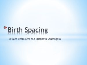 Birth Spacing PowerPoint