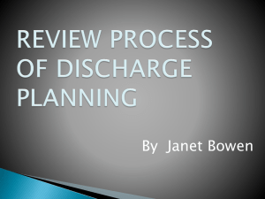 discharge planning powerpoint