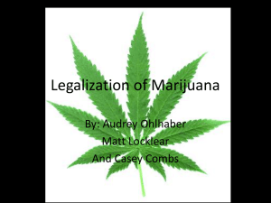 Legalization of Marijuana - 2ndPdAltmanLA8Persuasion2010