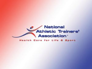 Diabetes Mellitus Type I - National Athletic Trainers