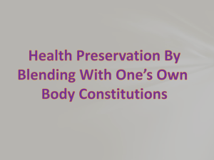 Qi-Deficiency Body Constitution