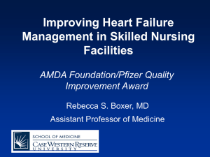 Improving Heart Failure Management in Skilled Nursing Facilities