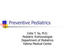 Preventive Pediatrics