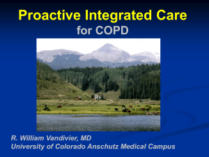 COPD Exacerbation Proactive Integrated Care