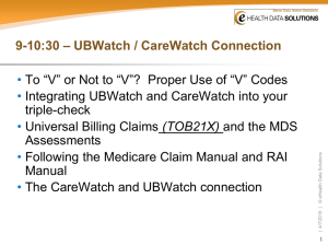 UB-CW-Connection - eHealth Data Solutions
