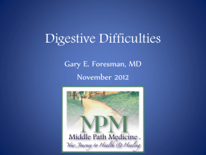 Digestive Difficulties: Got Tummy Trouble?