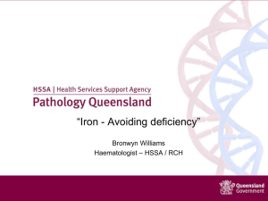 Is it iron deficiency?