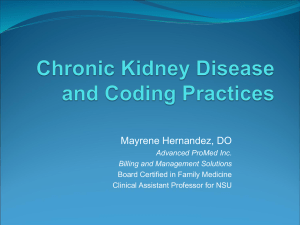 CKD and Coding Practices