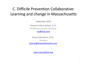 C. Difficile Prevention Collaborative: Learning and