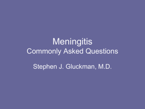 Meningitis 10 questions