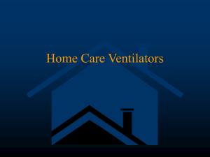 Basic Home Ventilators