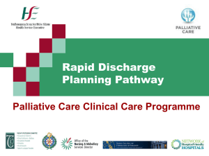 Rapid Discharge Planning - Health Service Executive