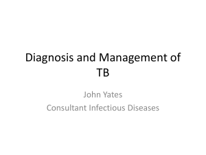 Diagnosis and Management of TB - Croydon Health Services NHS