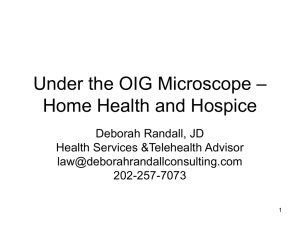 Under the OIG Microscope - Deborah Randall Consulting