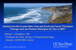 Gazing into the crystal ball - Advances in Inflammatory Bowel