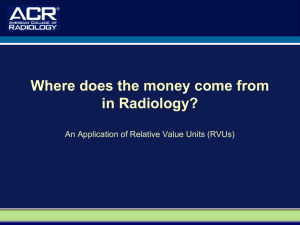 Business Concepts in Radiology - Where does the money come