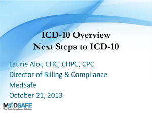 ICD-10 Overview