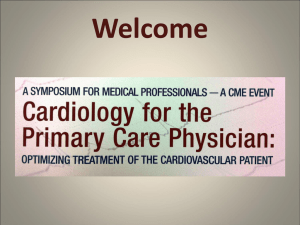 Introduction: Cardiology for the Primary Care Physician