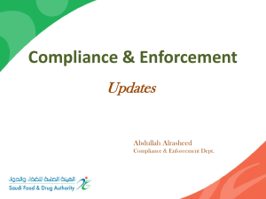 Compliance & Enforcement