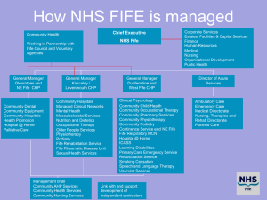 NHS Fife Organisation Chart