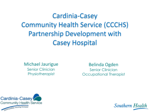 Cardinia Casey CHS Partnership Development