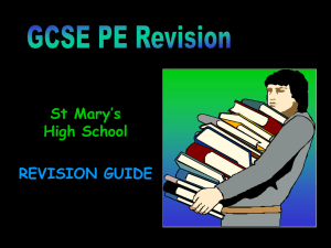 GCSE PE Revision