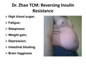 Reverse Insulin Resistance