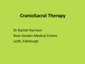 CST Presentation - Dr Rachel Harrison