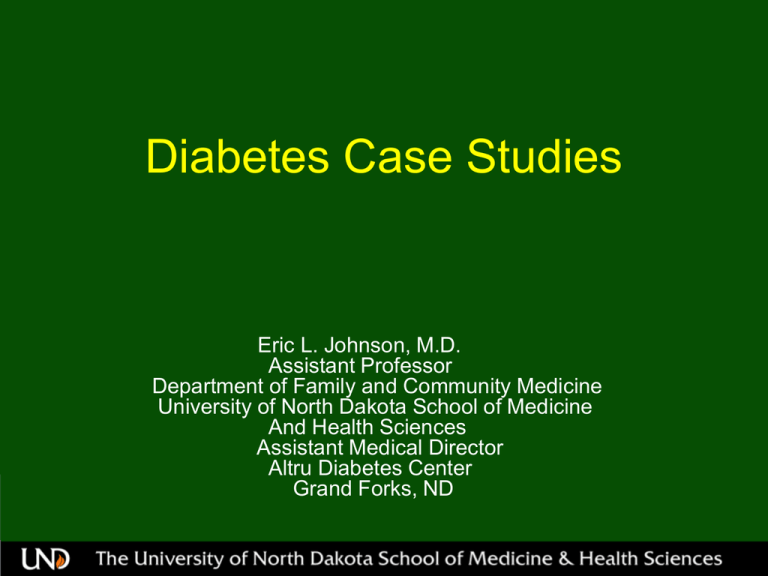 diabetes case study pharmacy